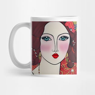 Portrait of a Geisha Mug